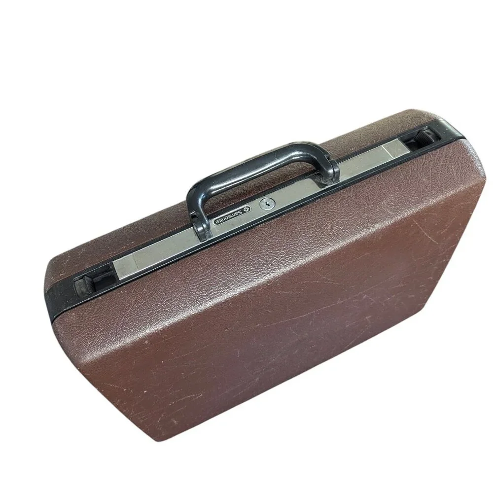 Vintage Samsonite Plastic Hardshell Briefcase